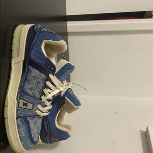 Louis Vuitton Blue Monogram Sneakers